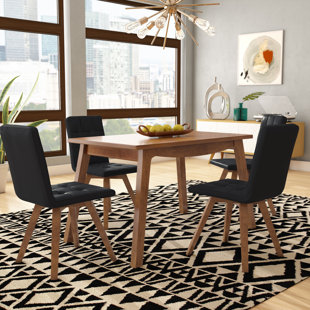 Go to store & view more images Wyckhoff 5 Piece Solid Wood Dining Set by George Oliver