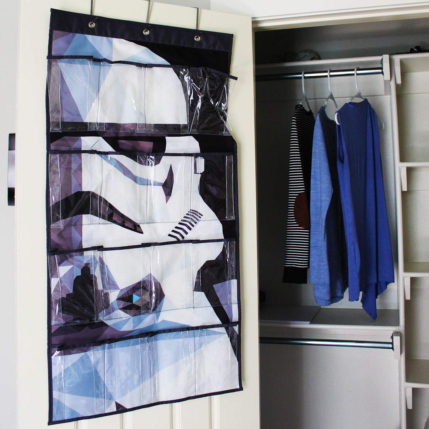 Everything Mary Disney Star Wars Shelves Collapsible Hanging Everything Mary Disney Star Wars Shelves Collapsible Hanging Organizer 8 Pair Clothing Towel Storage For Closet And Bedroom Wayfair