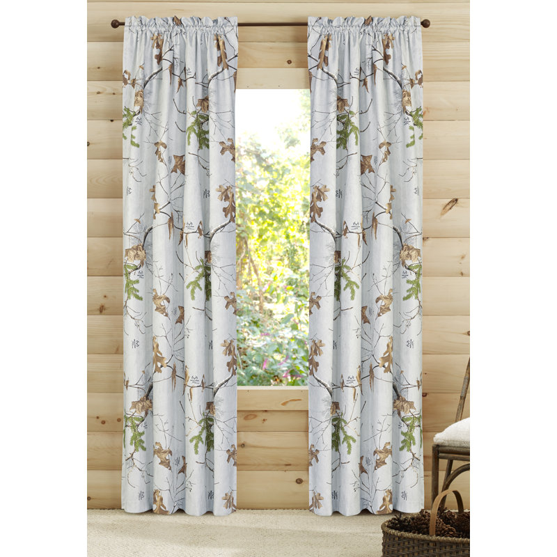 Realtree Camouflage Room Darkening Curtain Panels Wayfair