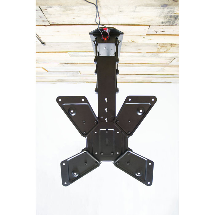 Electric Motorized Flip Down Pitched Roof Tilt Ceiling Mount For 23 55 Lcd