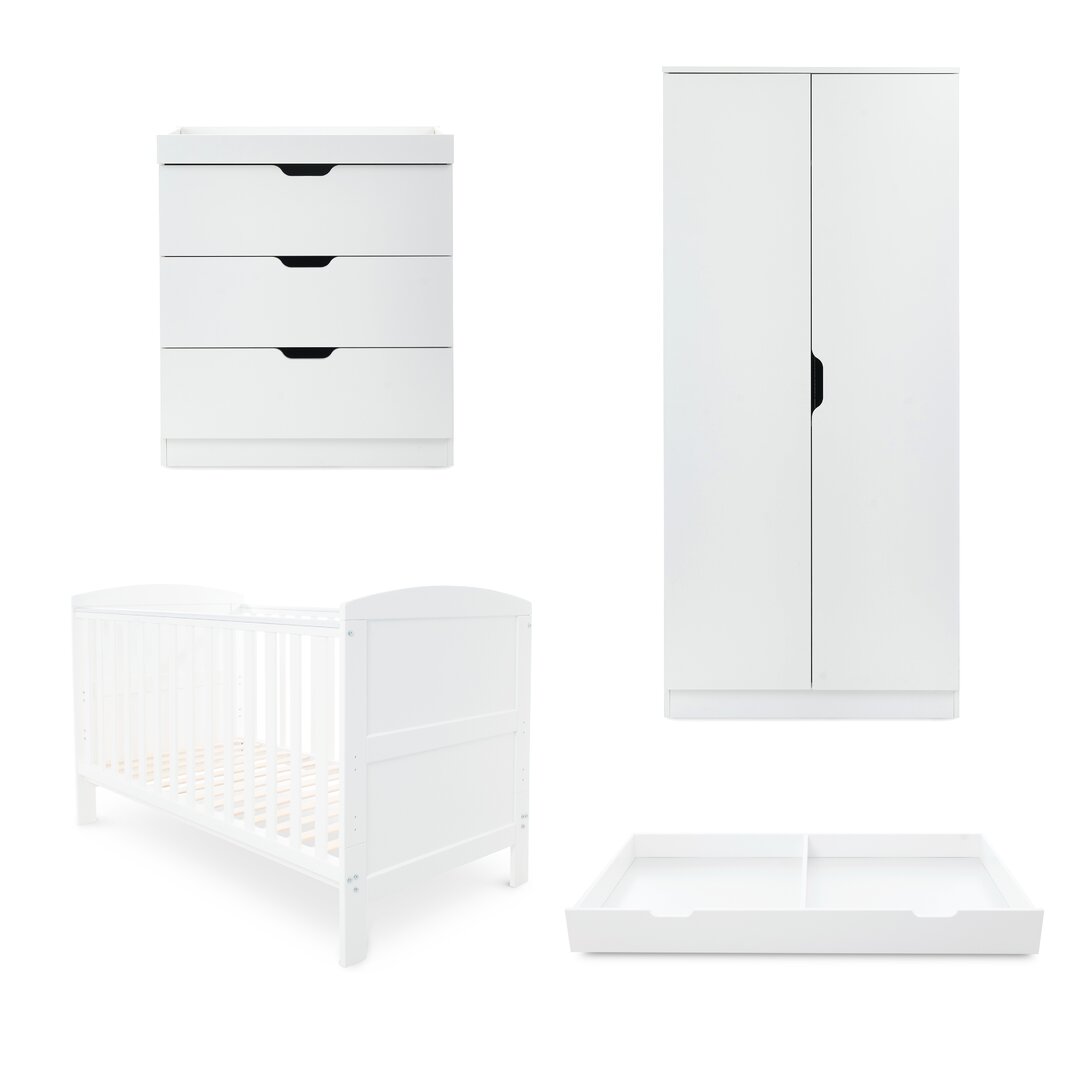 Ickle Bubba Coleby Classic 4 Piece Furniture Set, White