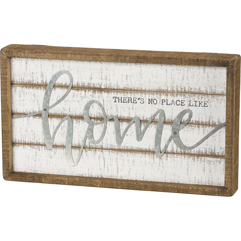 Gracie Oaks There S No Place Like Home Wall Decor Wayfair