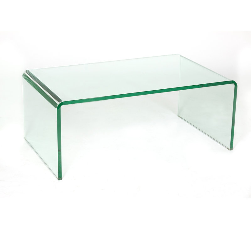 C2A Designs Waterfall Glass Coffee Table Wayfair