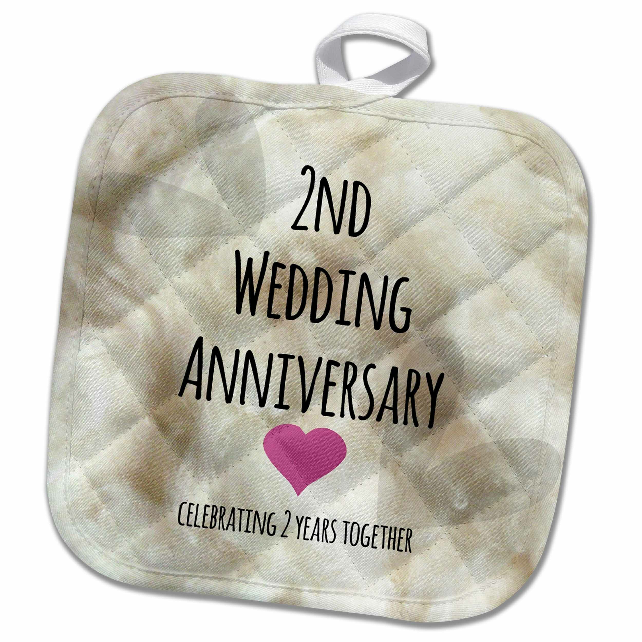 3drose 2nd Wedding Anniversary Gift Celebrating 2 Years Together Second Anniversaries Two Years Potholder Wayfair,Yellow Rice Recipe