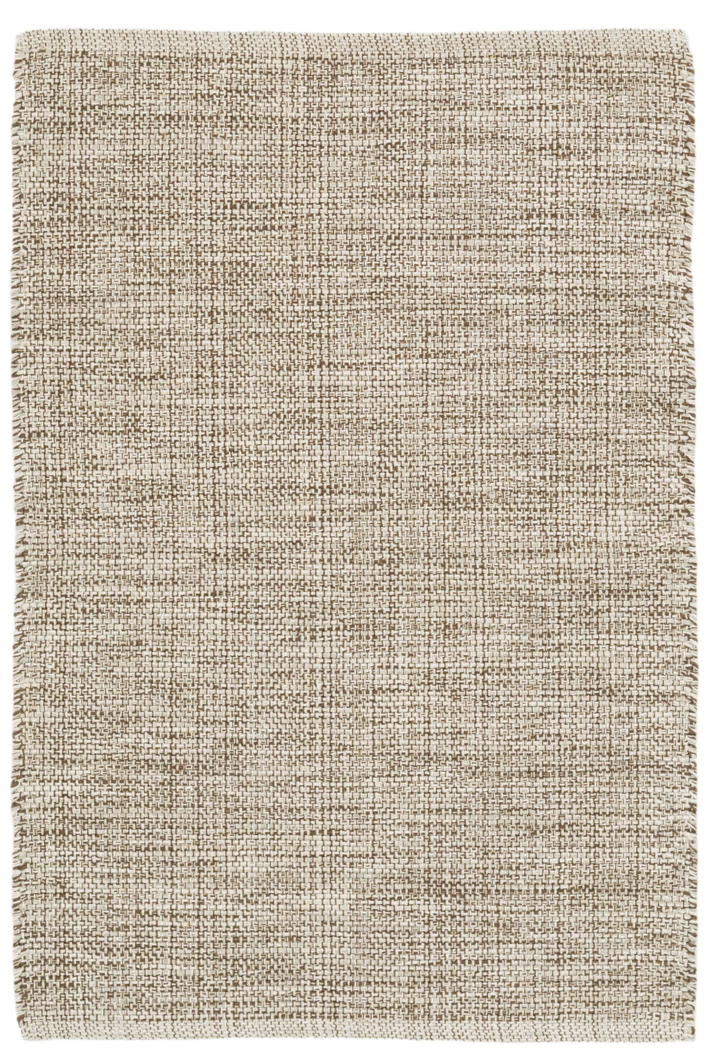 Dash and Albert Rugs Marled Handwoven Cotton Brown/Gray/Ivory Area Rug