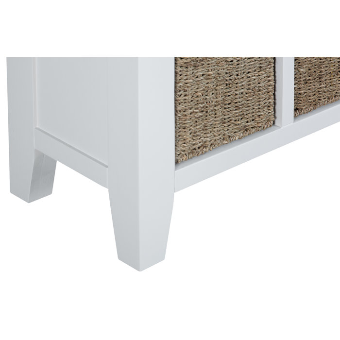 Beachcrest Home Buckley Large Wood Storage Hallway Bench Reviews