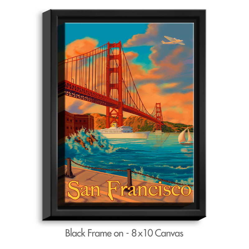 Dianochedesigns San Francisco Golden Gate Bridge Iii Acrylic