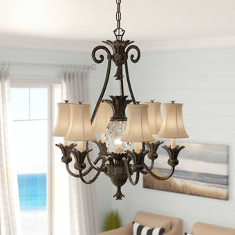 Millwood Pines Hoang 4 Light Unique Tiered Chandelier Wayfair