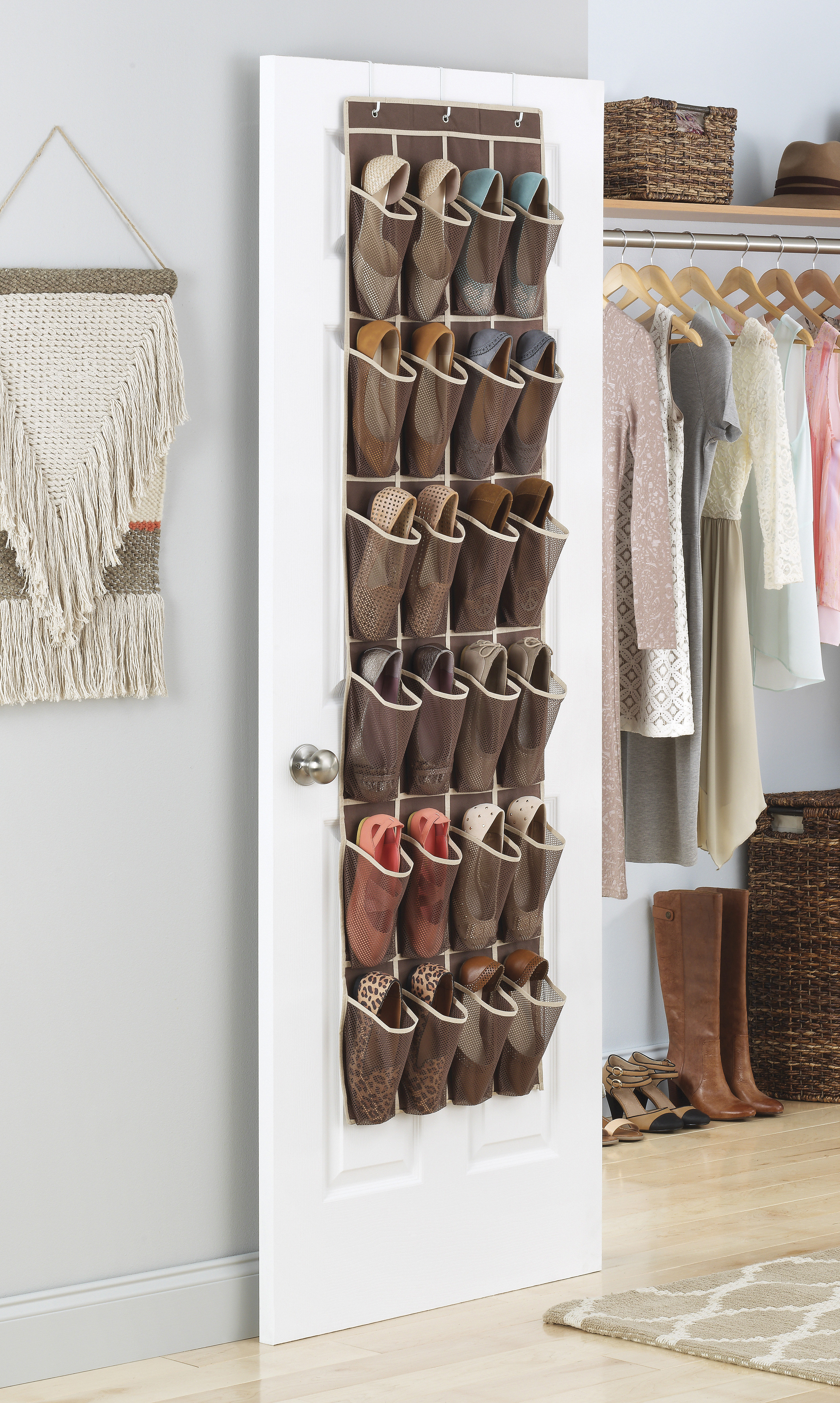 closetmaid 25 cube shoe storage on Rebrilliant 12 Pair Overdoor Shoe Organizer Reviews Wayfair