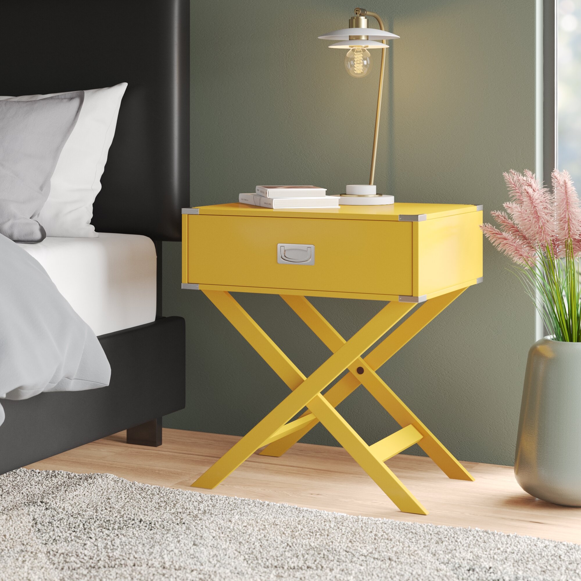 Ithaca 1 Drawer Nightstand Reviews Allmodern