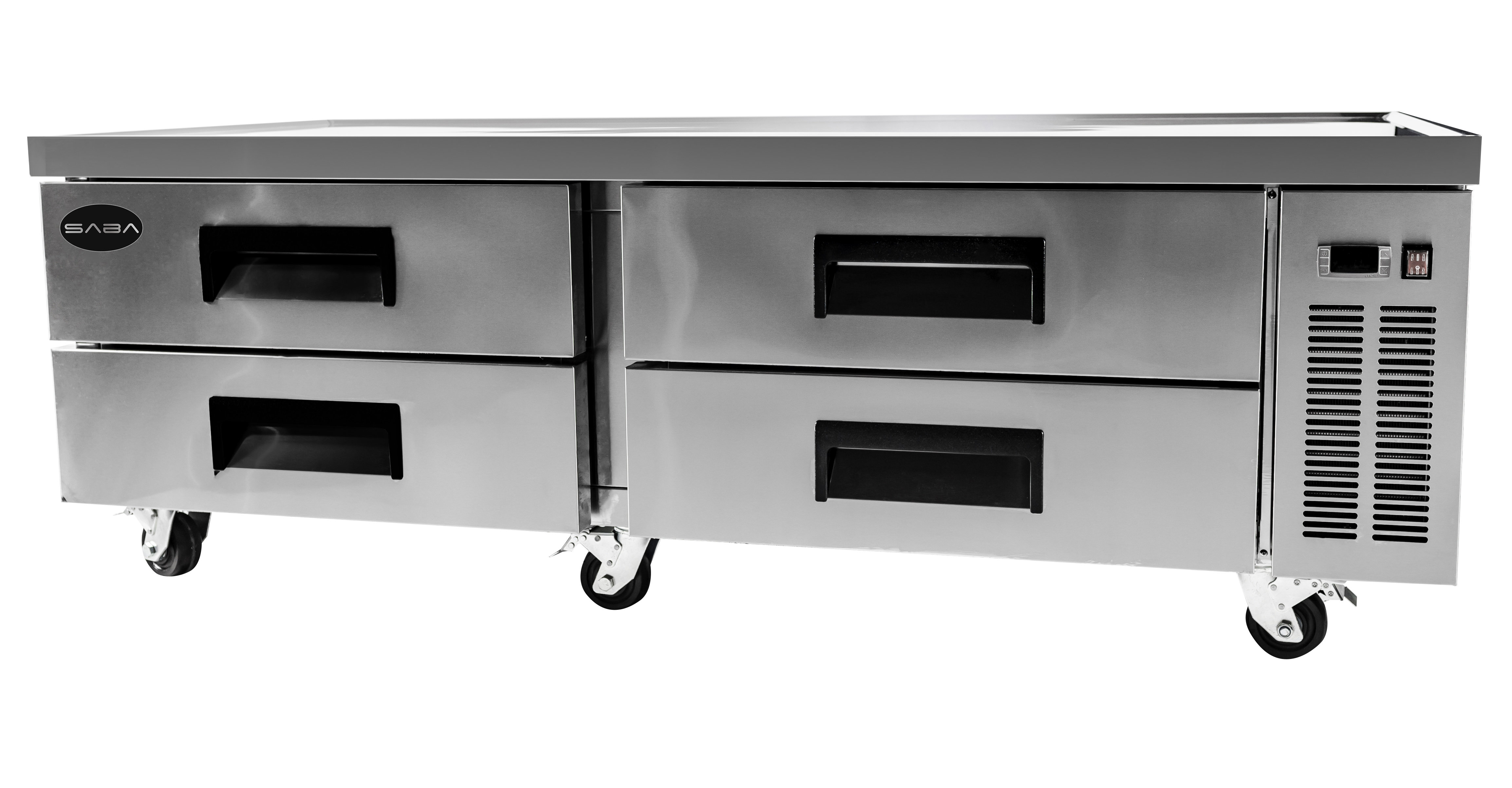 Saba Four Drawer Chef Base 15.9 cu. ft. Undercounter and Worktop