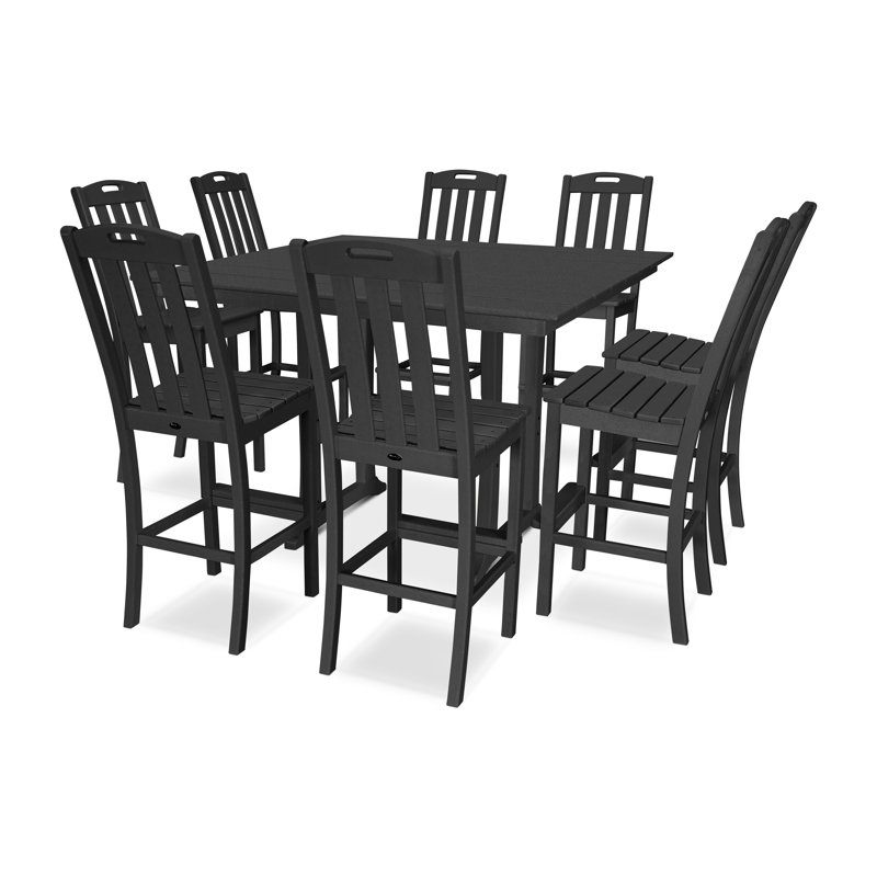 Trex Yacht Club 9 Piece Bar Height Dining Set Wayfair