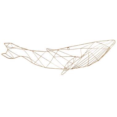 aMonogram Art Unlimited Sea Shark Rustic Single Letter Wooden Shape Wall Décor 