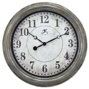 Silver & Chrome Wall Clocks You'll Love | Wayfair