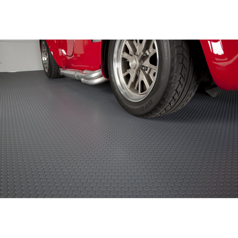 G Floor Small Coin 8 5 Ft X 24 Garage Flooring Roll Wayfair 8 5 Ft X 24 Garage Flooring Roll