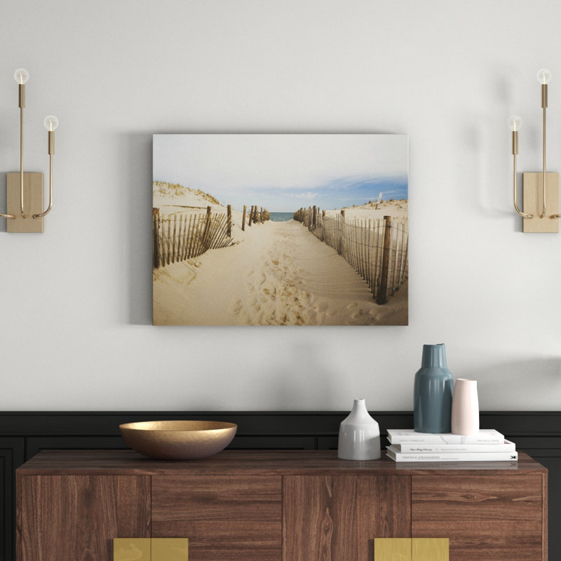 Get Wallpaper House Of Hampton Walk To The Beach Photographic Print On Canvas HD