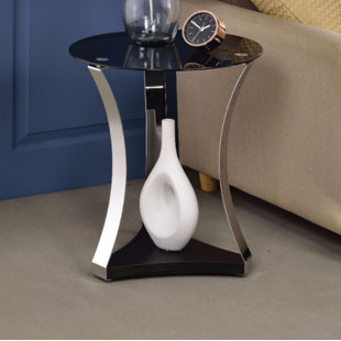 Go to store & view more images Crowson Chrome End Table by Orren Ellis