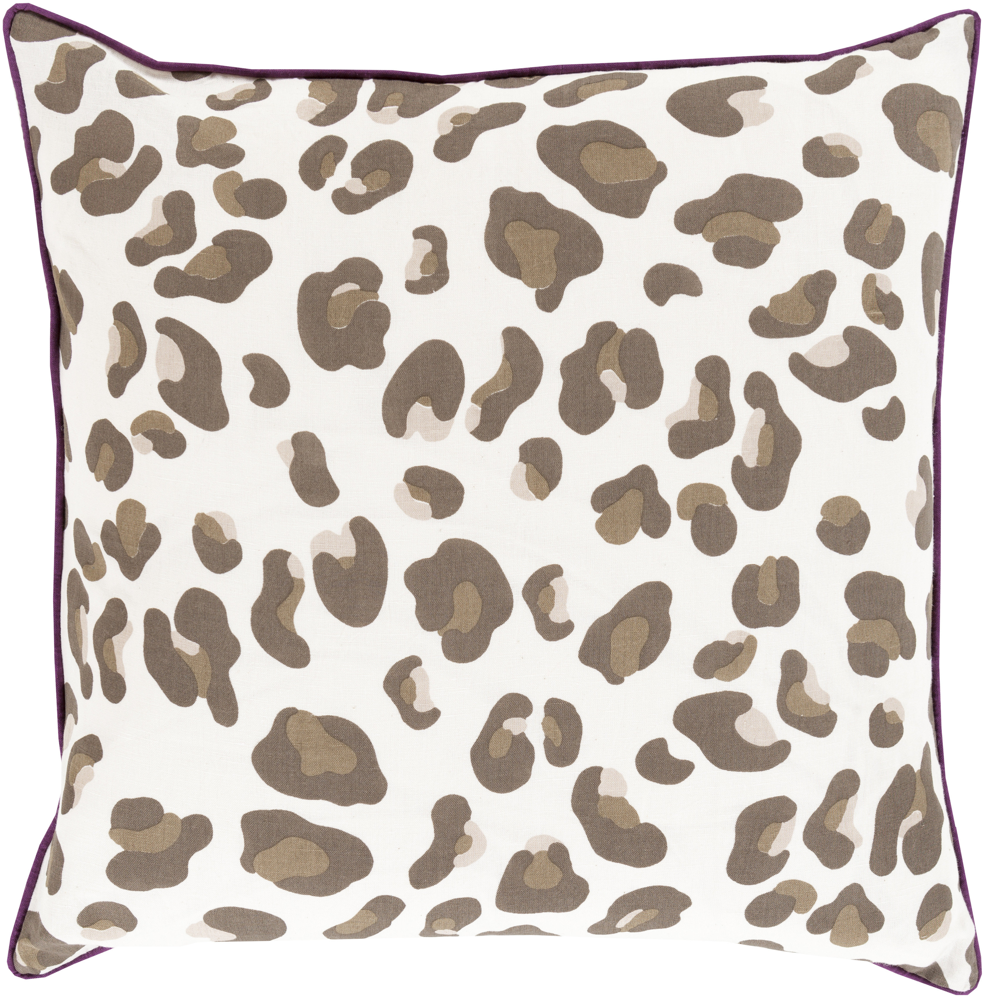 leopard throw pillow