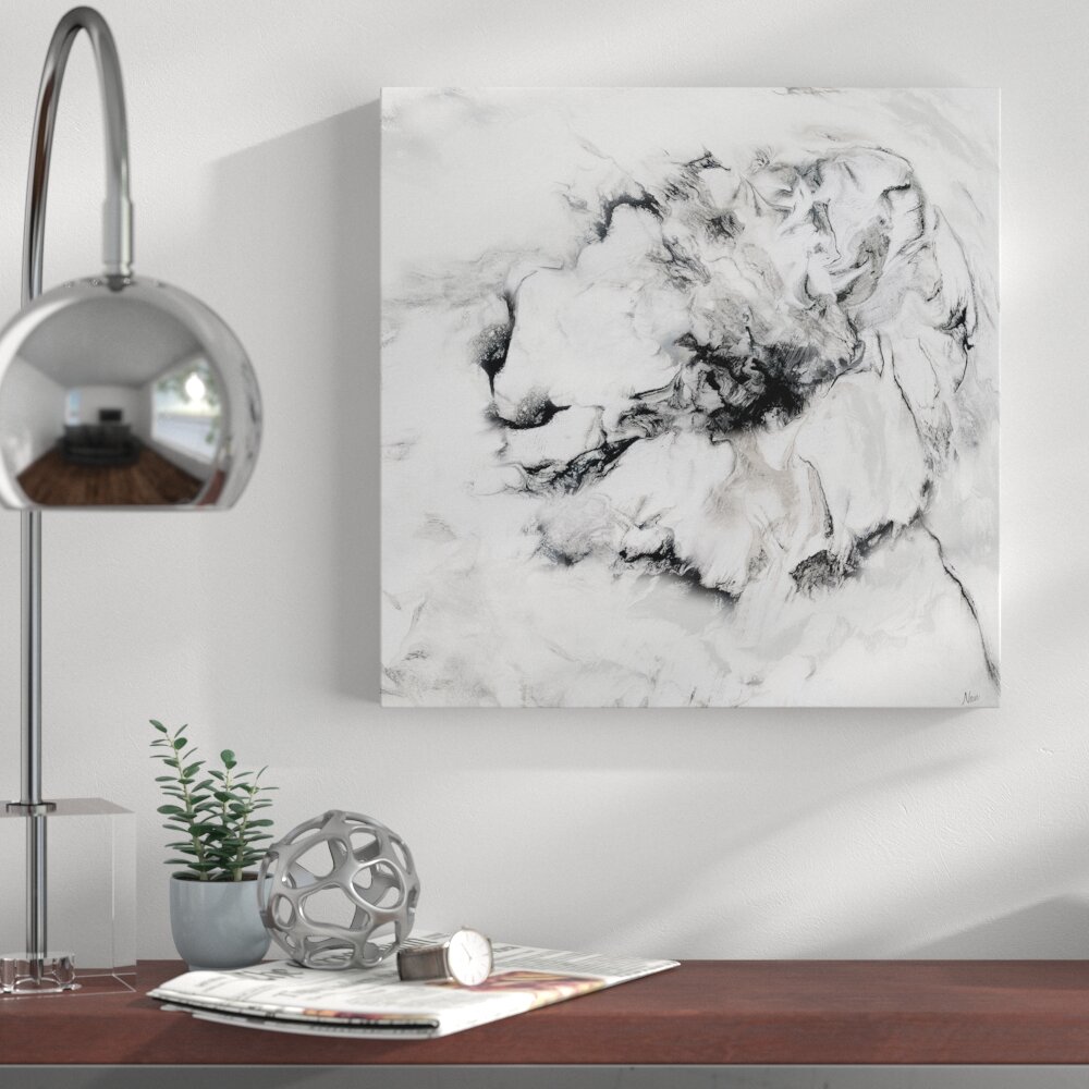 Orren Ellis Marble Flower II - Painting & Reviews | Wayfair