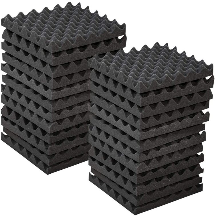 CHWRAR SIYDEARS Acoustic Foam Panel Studio Soundproofing Wall Tiles ...