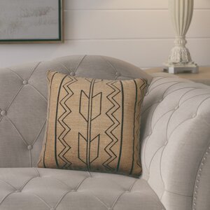 Idella Burlap Throw Pillow