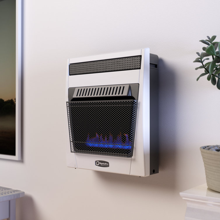 Huiswerk maken Rendezvous meesterwerk SignitePro Indoor 700 Square Feet Blue Flame Natural Gas Heater with Fan |  Wayfair
