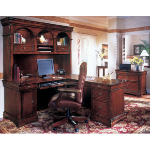 Go to store & view more images Three Posts Flannagan 3-Piece L-Shape Desk Office Suite
