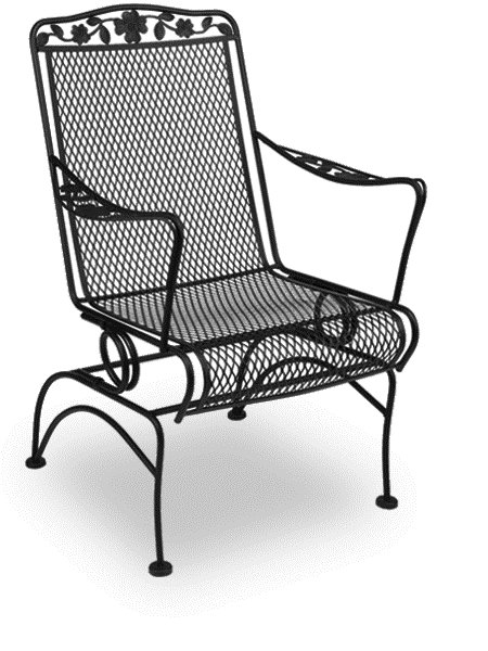 Fleur De Lis Living Vaillancourt Patio Coil Spring Dining Chair Reviews Wayfair