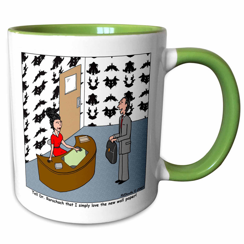 East Urban Home Desoto Rorshach Ink Blot Wallpaper Coffee Mug Wayfair