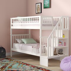 girls bed with stairs