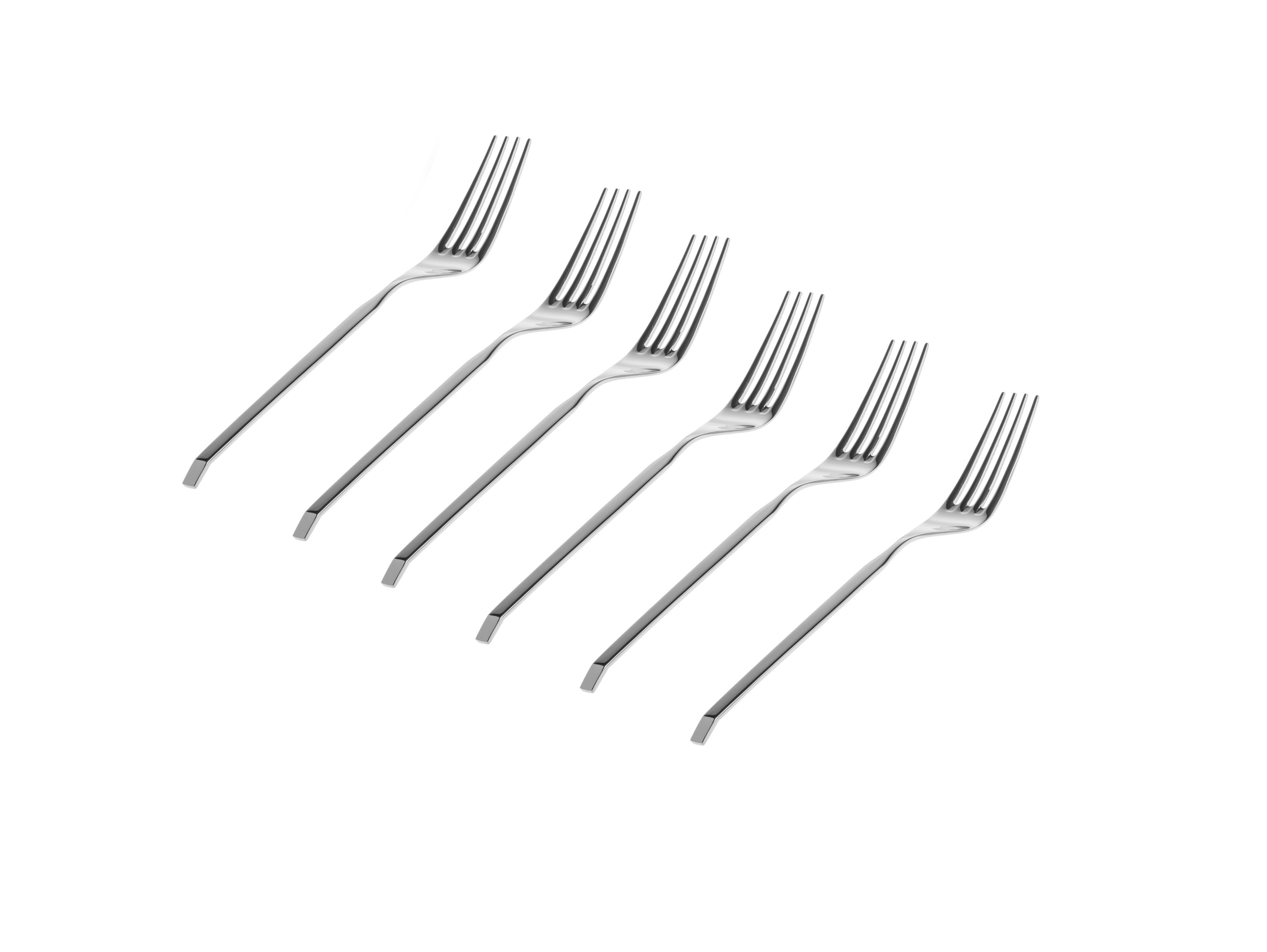 Wayfair Samples Lily 18/0 Stainless Steel Dinner Forks Set Of 6 Wayfair