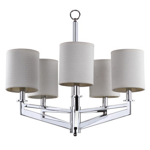Go to store & view more images Shannen 5-Light Shaded Chandelier by Latitude Run