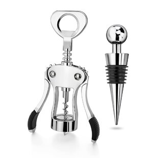 Wine Bottle Stoppers Decorative Chrome heavy duty Chrome plated steel