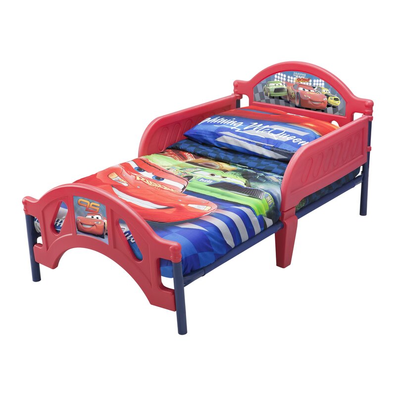 Disney Pixar Cars Plastic Toddler Bed Wayfair.ca
