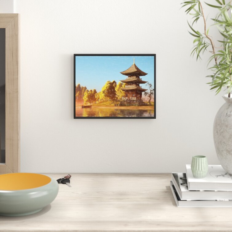 Leinwandbild 120x80cm auf Keilrahmen China,Mauer,Sonnenstrahlen,Asien,wall 