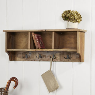 Rustic Coat Racks Hooks Birch Lane Nagel Natural Wood Wall Mounted Coat Rack
