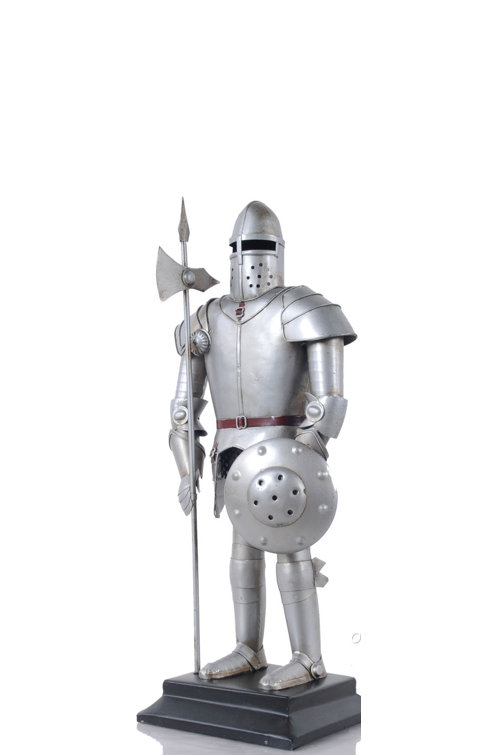 Zoomie Kids Cinderford Suit Of Armor Figurine Wayfair