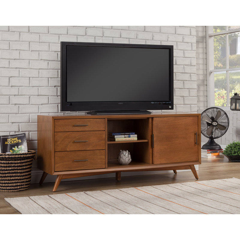 Parocela Cabinet Enclosed Storage Tv Stand For Tvs Up To 70 Inches