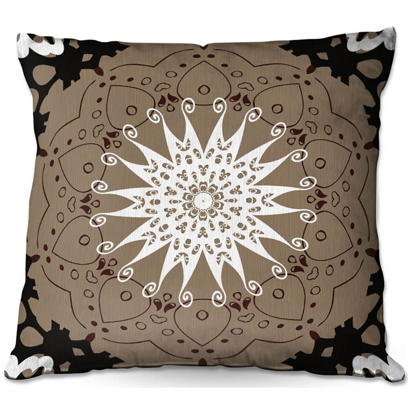 medallion decorative pillow