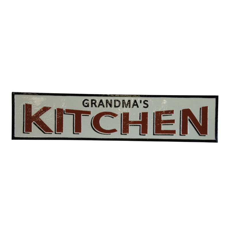 Winston Porter Metal Sign Grandma S Kitchen Wall Decor Reviews