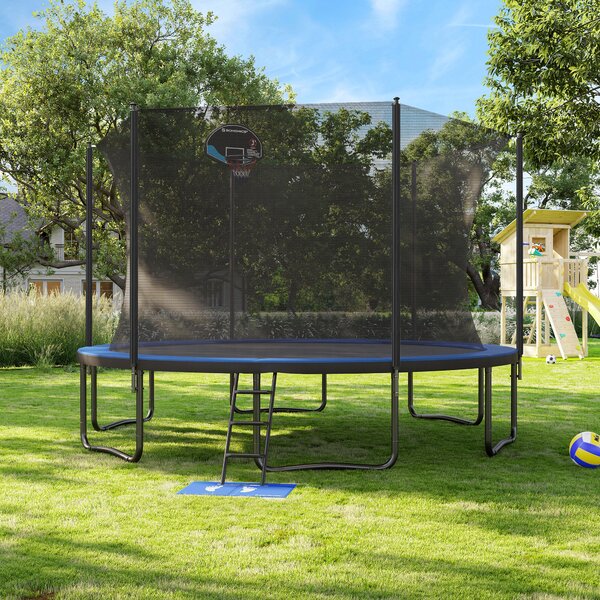 New Sportspower 8ft & 10ft Trampoline Black Tie Cords For Enclosure Netting. 