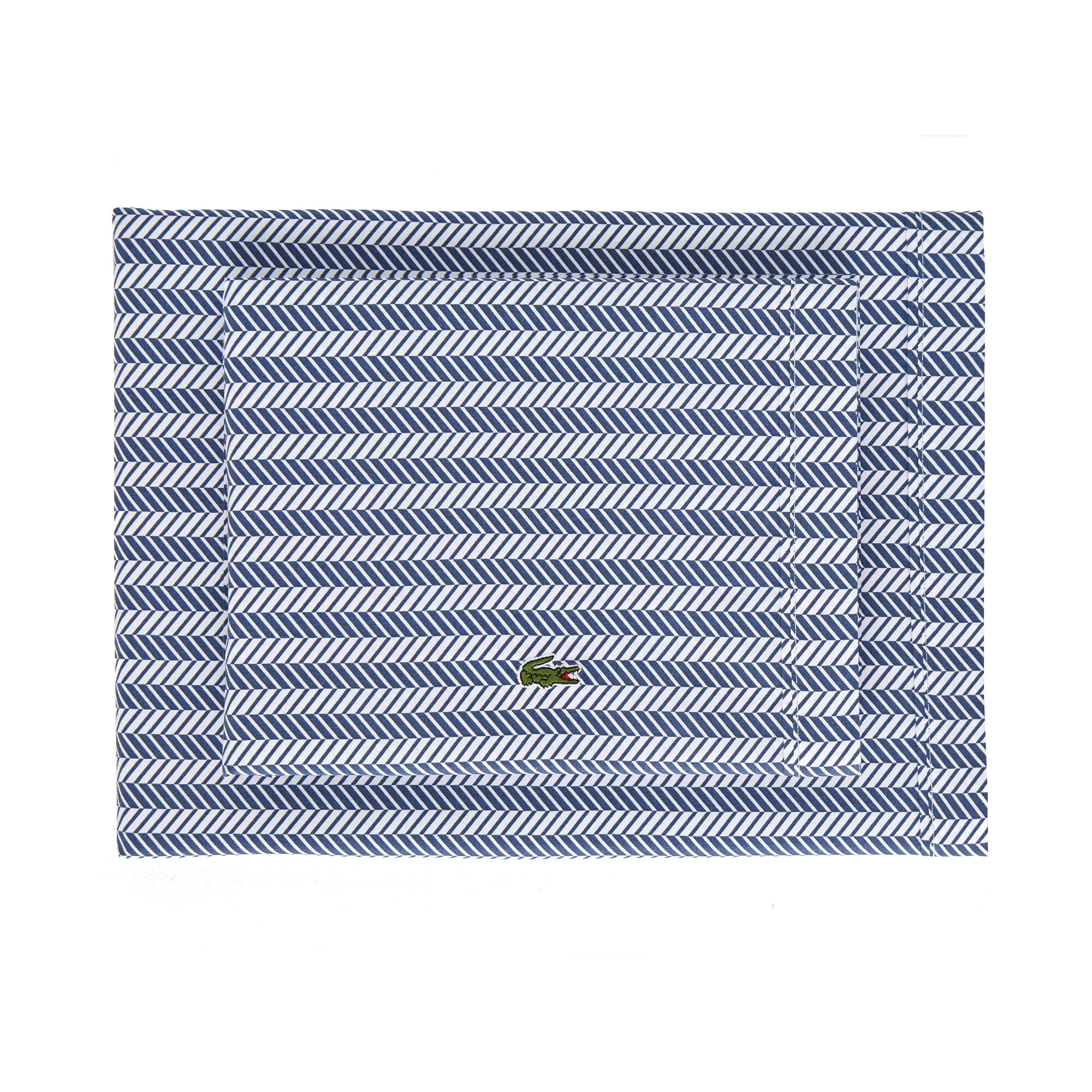 Lacoste Cotton Percale Printed Striped 100 Cotton Sheet Set Reviews   Cotton Percale Printed Striped 100 Cotton Sheet Set 