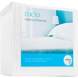Terry Hypoallergenic Waterproof Mattress Protector by Lucid