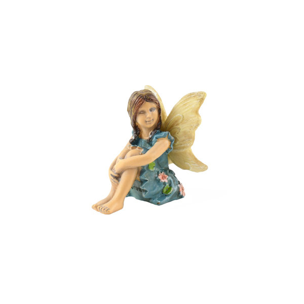 Enchanted Garden Fairy Figurine Fantasy Figure Pink Purple Blue or Yellow