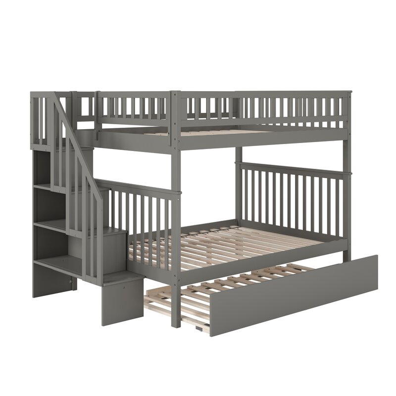 shyann full over full bunk bed with trundle