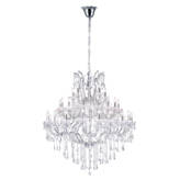 Astoria Grand Orr 84 - Light Crystal Dimmable Tiered Chandelier ...