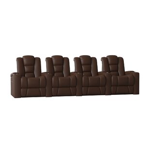 Solid Wood Home Theatre Lounger (Row Of 4) By Latitude Run