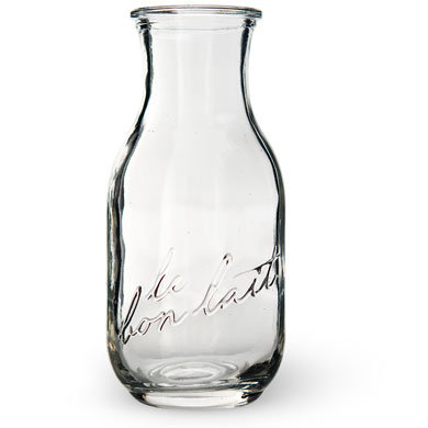 Vintage 5 Oz. Glass Milk Bottle