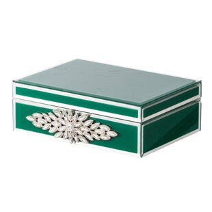 large glass jewelry box