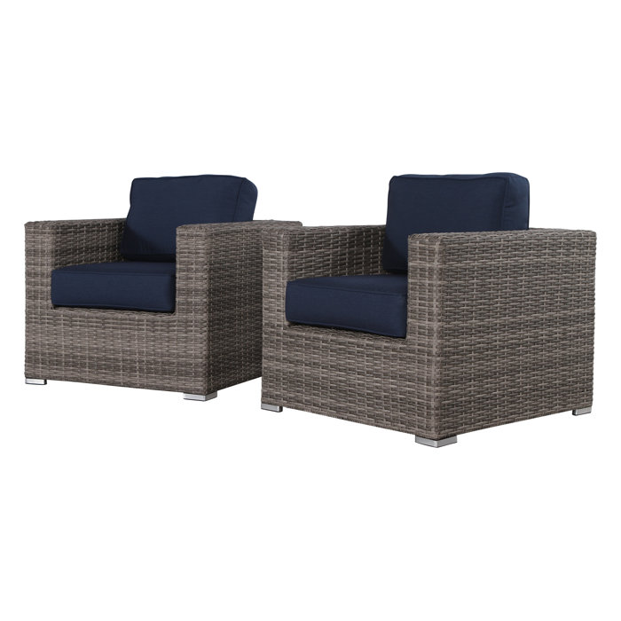 Sol 72 Outdoor Hulda Resort Grade Club Patio Chair With Sunbrella